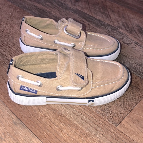 Nautica Other - Nautica Boys Little River Canvas Boat Shoes